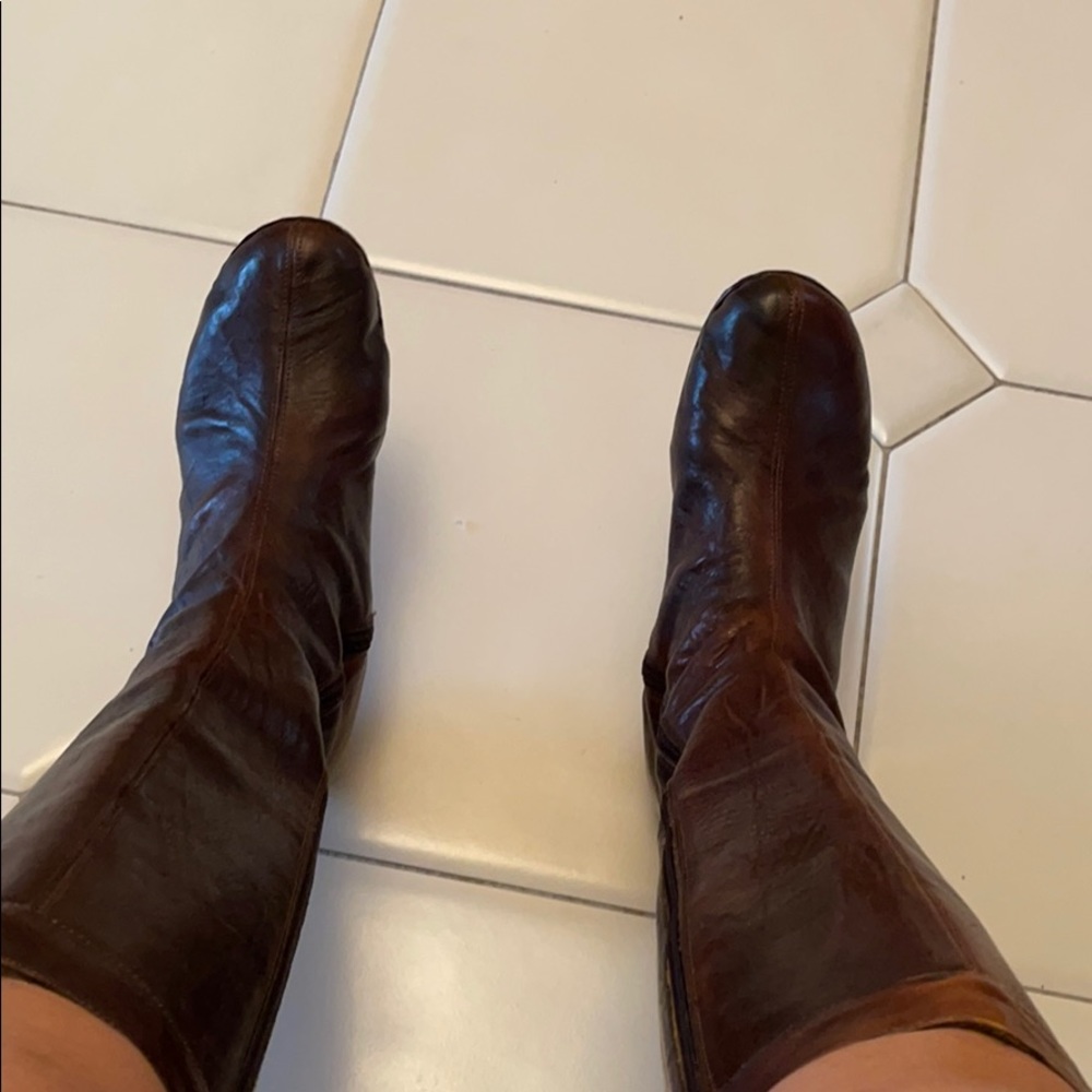 Leather Brown Boots by Born